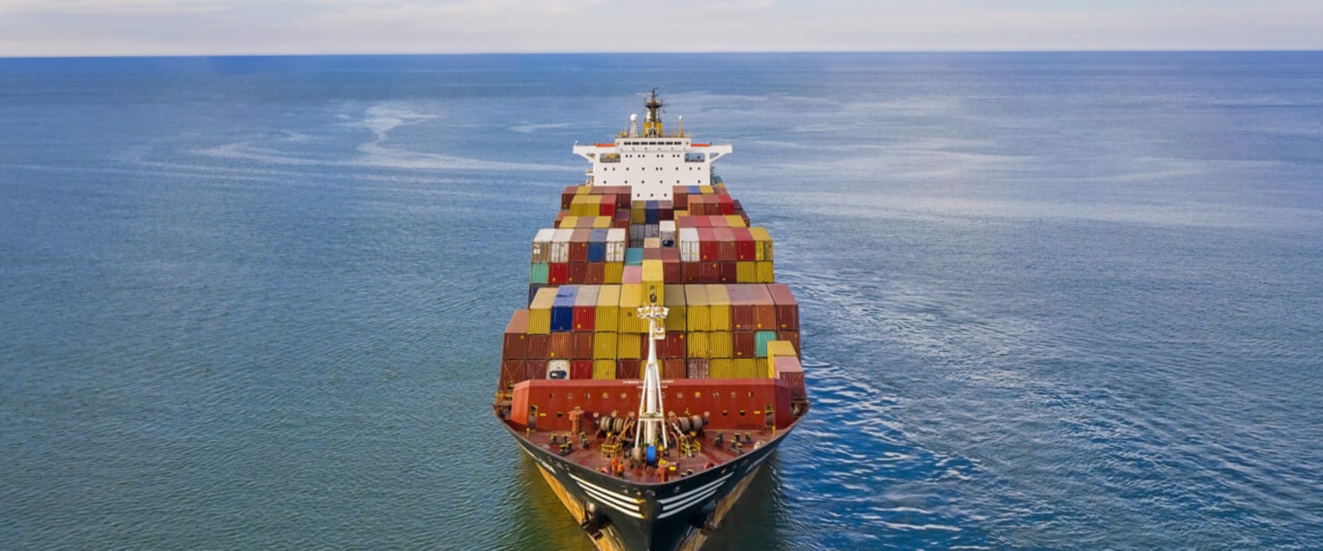 How long are container ships at sea for?