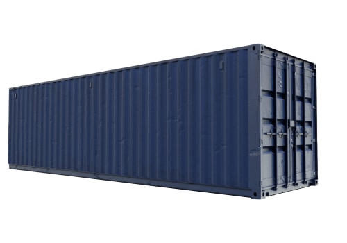 How much can a 40ft container hold?